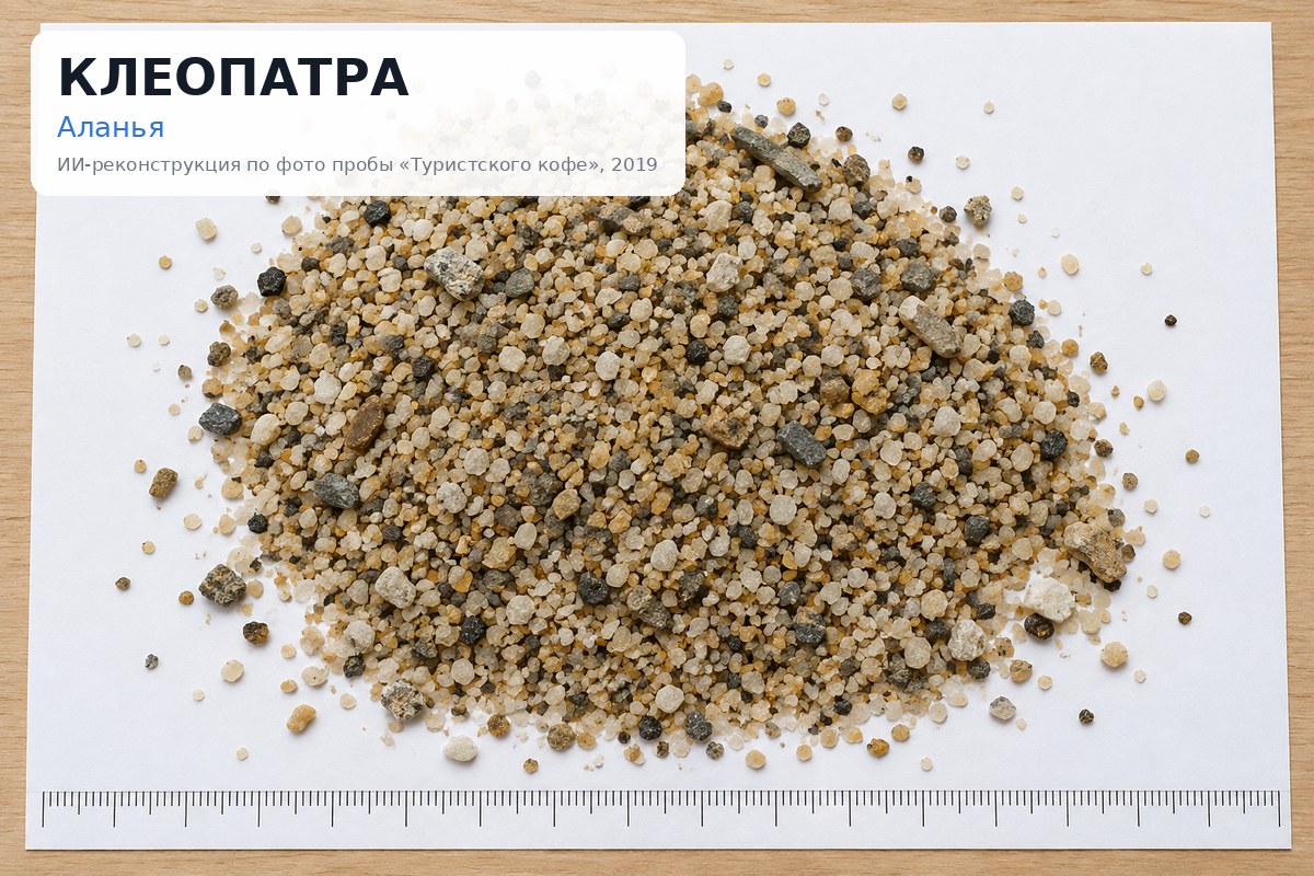 Проба с пляжа: Пляж Клеопатры