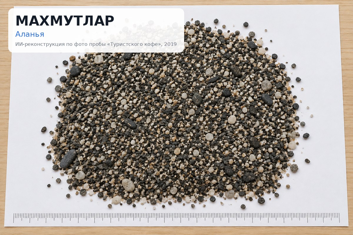 Проба с пляжа: Махмутлар