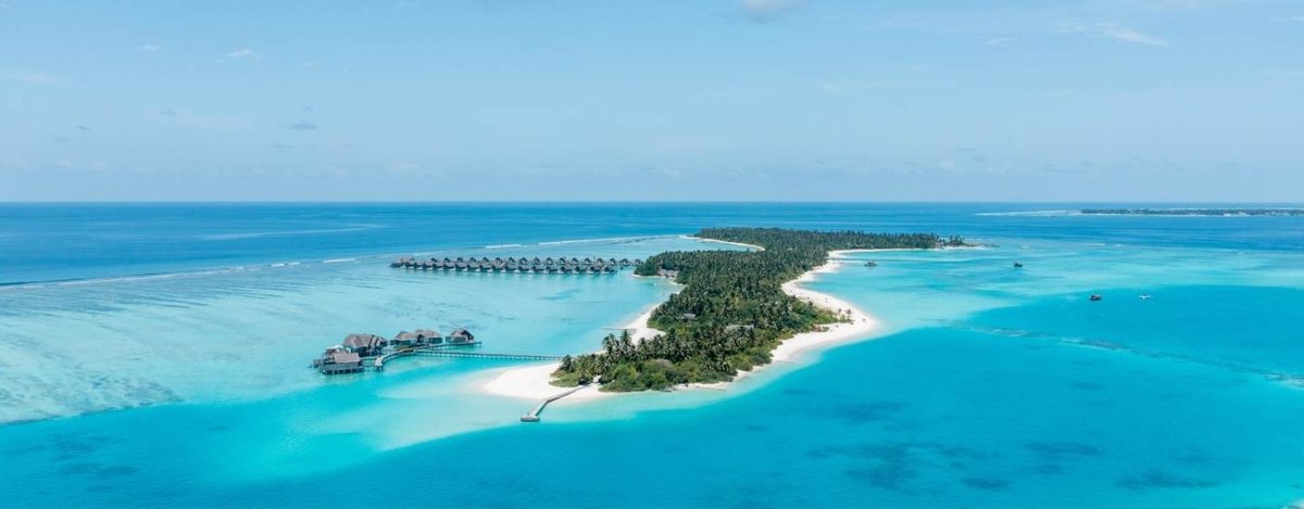 Острова курорта Niyama Private Islands Maldives с воздуха