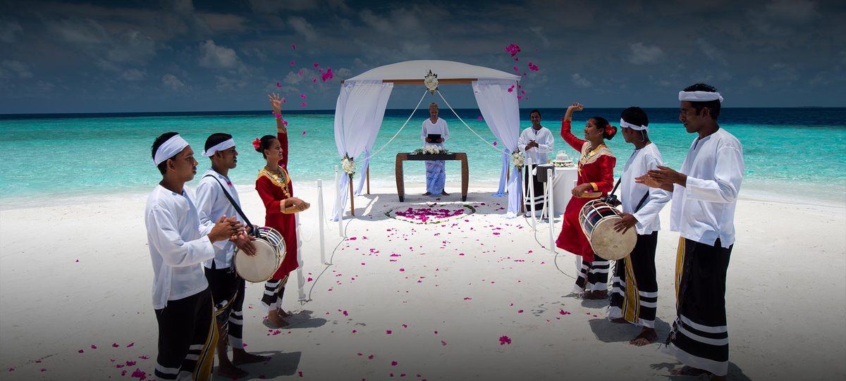 Baros Maldives: пример оформления церемонии обновления клятв