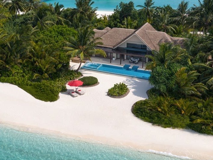 Niyama: Two Bedroom Beach Pool Pavilion, вид сверху