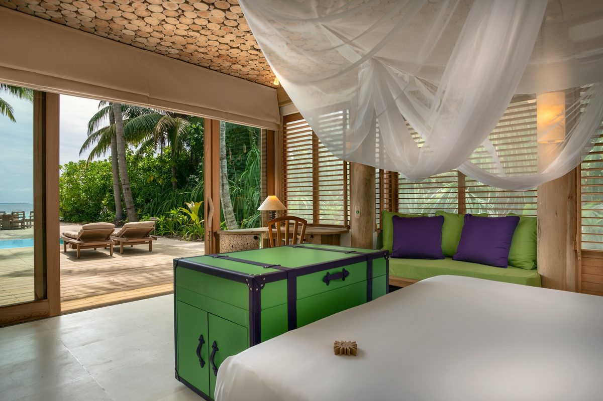 Спальня 2 Bedroom Crusoe Residence with Pool